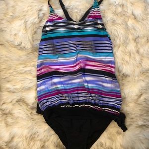 Filly flair tankini size small brand new
